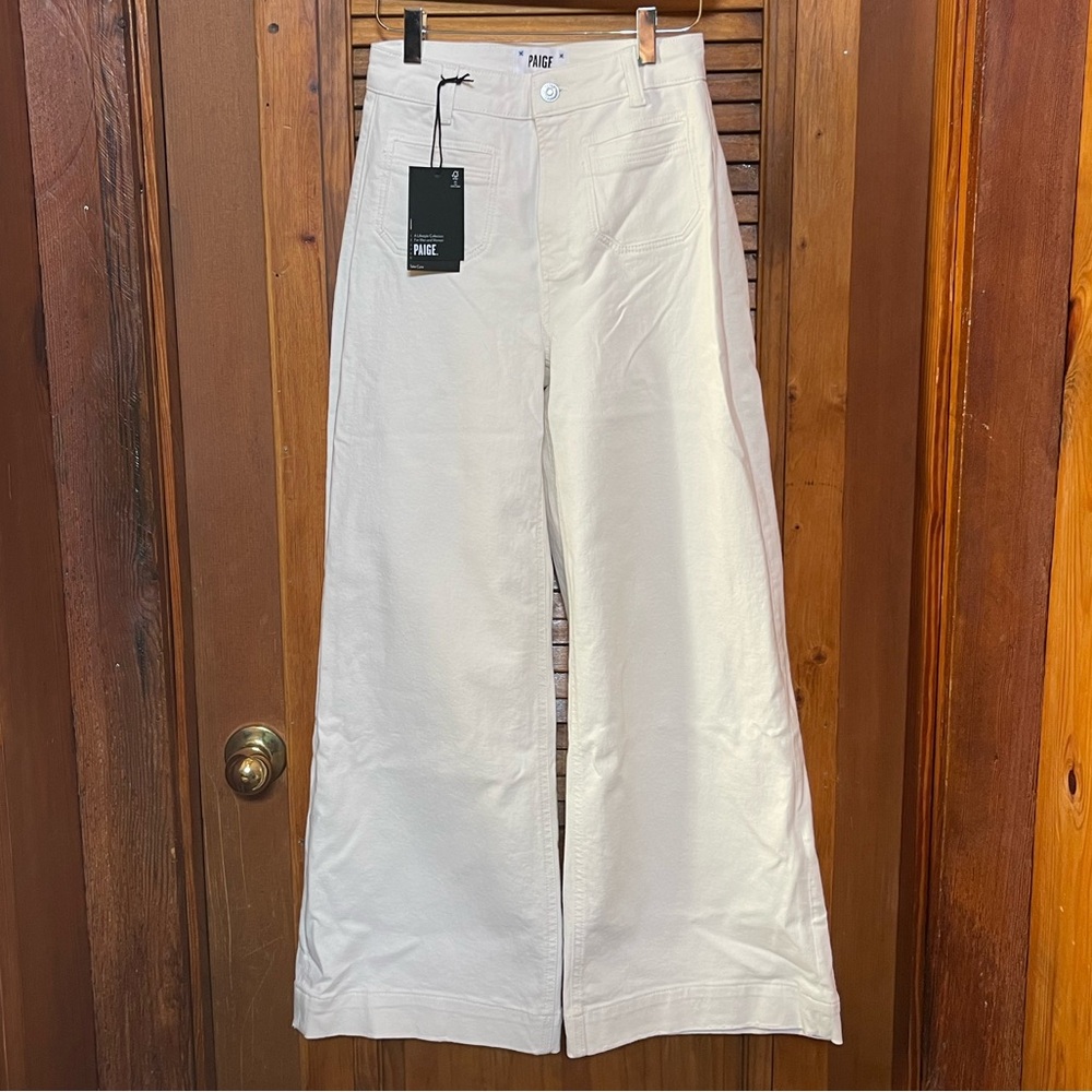 NWT Women’s Harper Ankle Vintage Jeans in Tonal Ecru Distressed